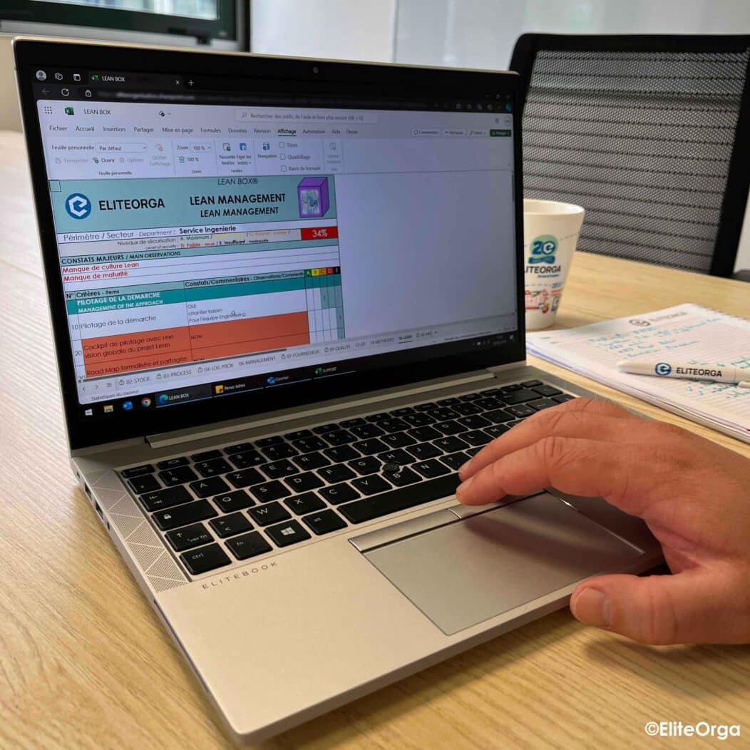 Diagnostic opérationnel : Lean Box : évaluation du degré de maturité de l'organisation - EliteOrga - Nantes & Lille